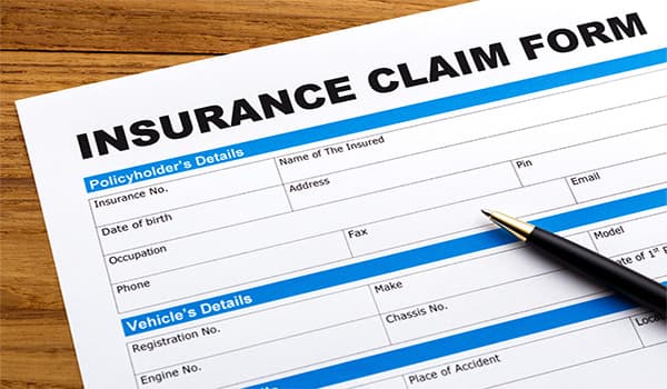 Auto Repair Insurance Claim Form