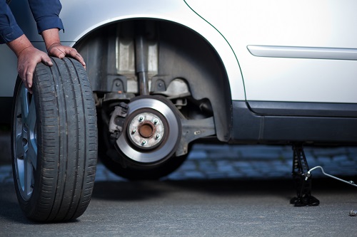 change tires