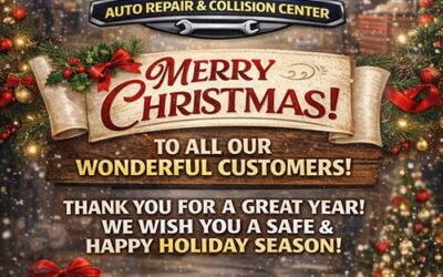 Thank You for a Great Year — Merry Christmas from Miller Brothers Auto Repair and Collision Center