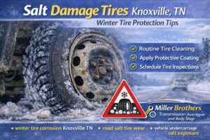 Salt damage tires in Knoxville TN