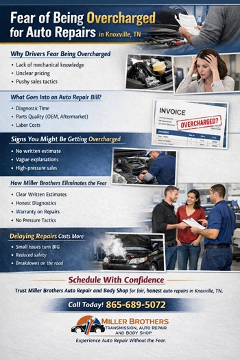 overpriced auto repairs in Knoxville TN
