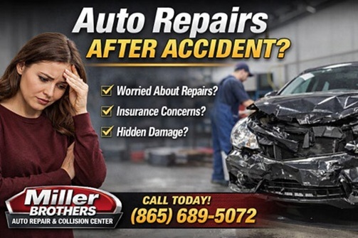 auto repairs after accident in Knoxville TN